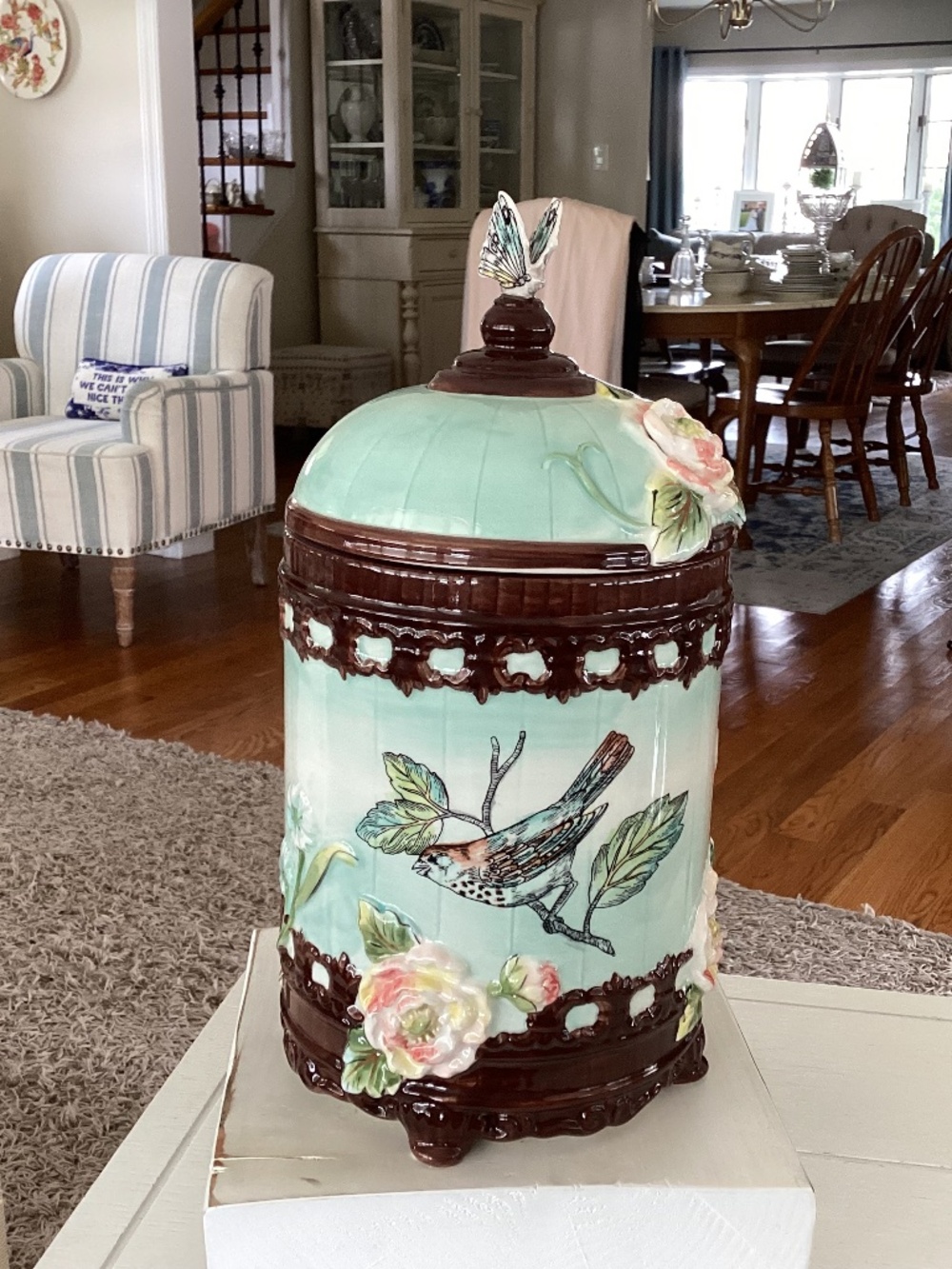 Fitz & Floyd “English Garden” Cookie Jar